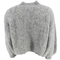 J By J 3038 Turtle Neck Knit Grey - J BY J Fashion