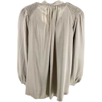 J By J 4901 Satin Shirt Grey - J BY J Fashion