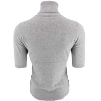 J By J 6032 SS Roll Neck Knit Grey - J BY J Fashion