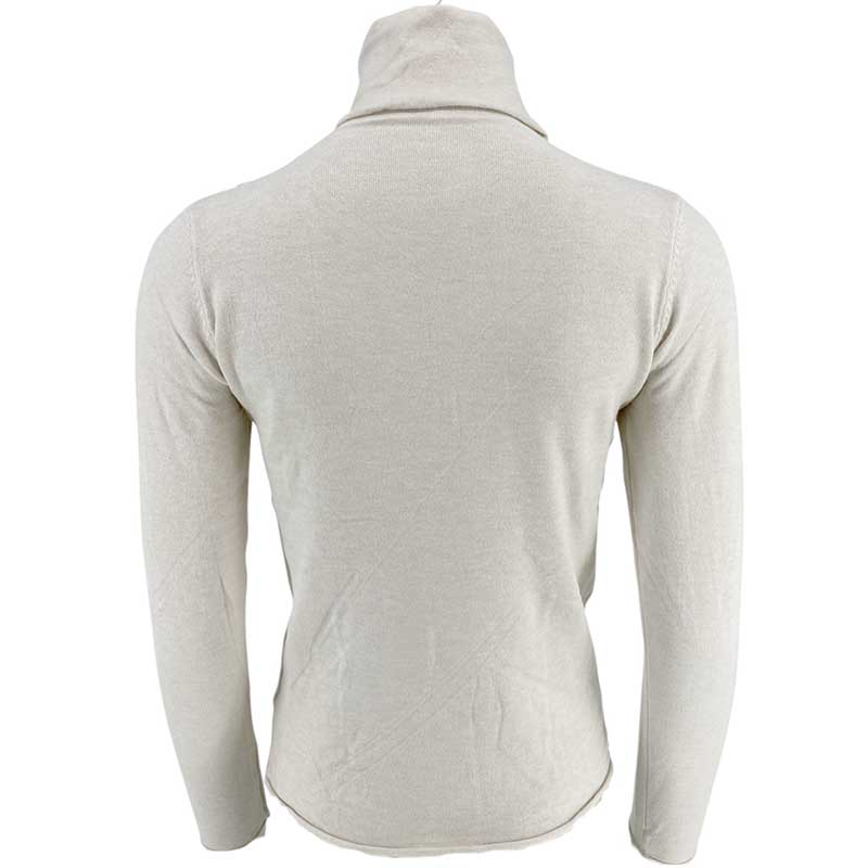 J By J 9013 Viscose Roll Neck Beige - J BY J Fashion