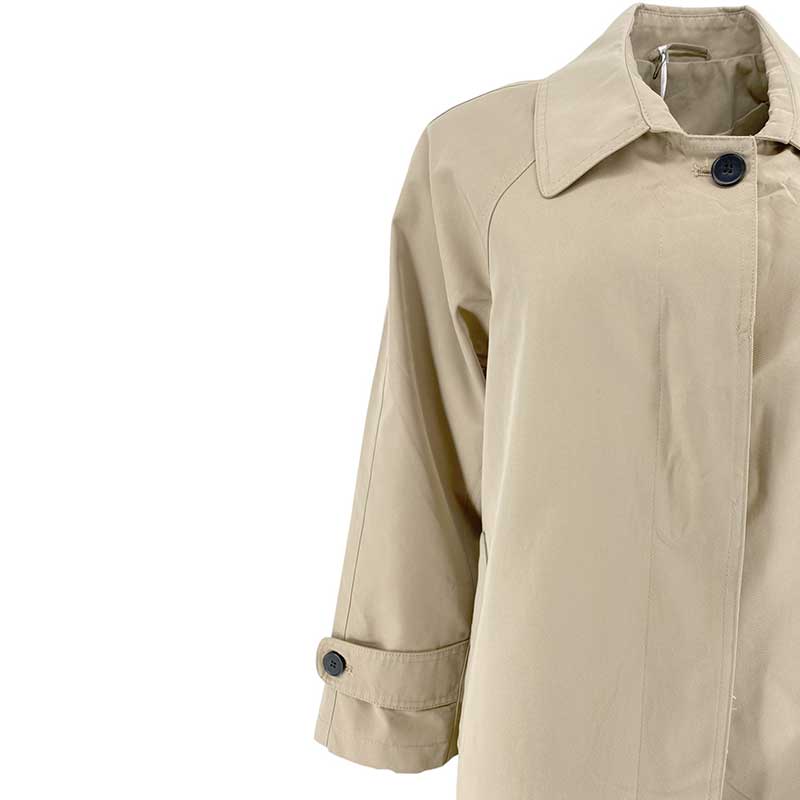 J By J B9653 Trench Coat Sand - J BY J Fashion