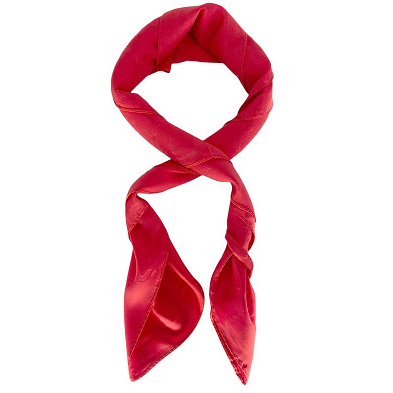 J By J F-229 Mini Viscose Scarf Red