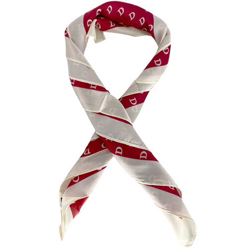 J By J Slik-Viscose D Mini Scarf Red