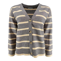 J by J Me7040 Knit Cardigan Grey - J BY J Fashion