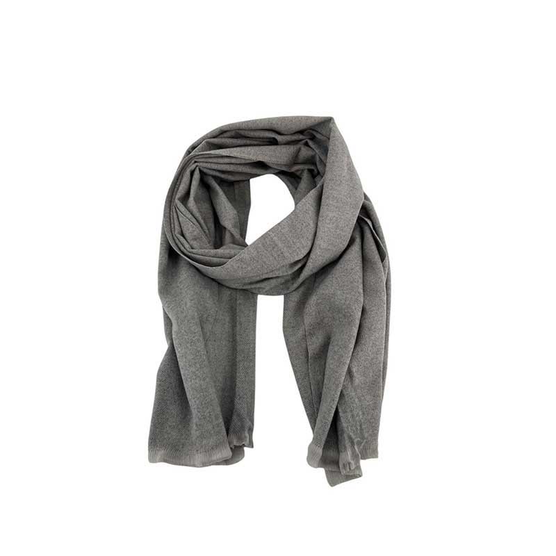 J by J YS-5375 Viscose & Wool Scarf Lysegrå