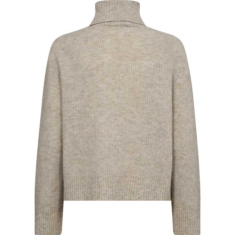 Mos Mosh MMAidy Thora Rollneck Knit Sand - J BY J Fashion