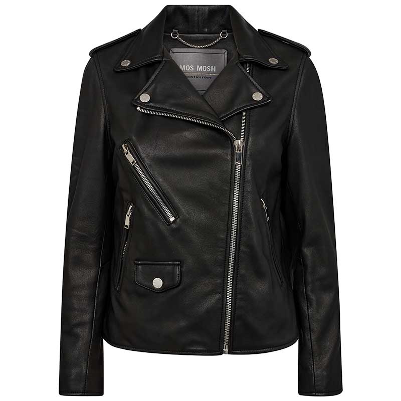 Mos Mosh MMFrances Biker Jacket Black - J BY J Fashion