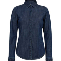 Mos Mosh MMMattie Flip Denim Shirt Dark Blue