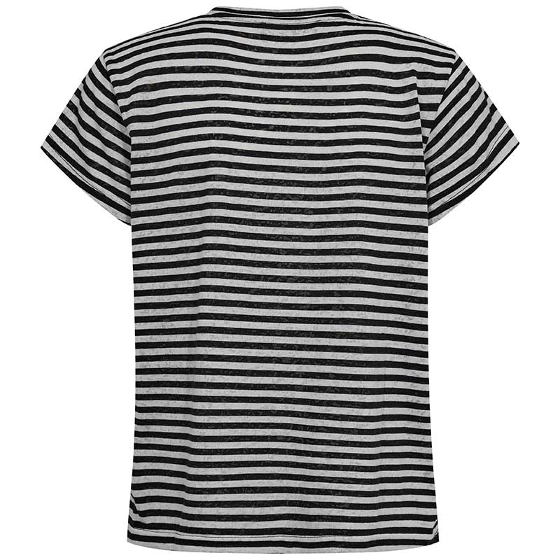 Mos Mosh MMNan O-SS Stripe Tee Micro Chip - J BY J Fashion