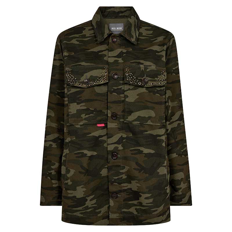 Mos Mosh MMPaco Army Shirt Forest Night - J BY J Fashion