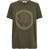 Mos Mosh MMZano O-SS Embroidery Tee Sea Turtle