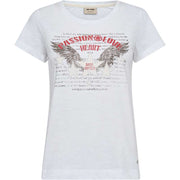 Mos Mosh MMZibby O-SS Tee White - J BY J Fashion