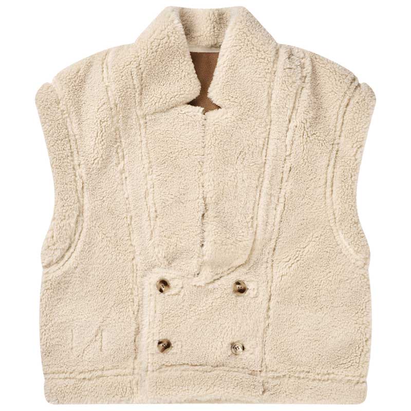 Munthe Fikaly Reversible Vest Camel - J BY J Fashion