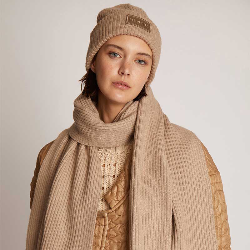 Munthe Ikaner Knit Hat Beige - J BY J Fashion