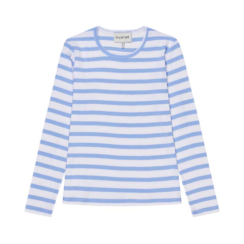 Munthe Jote L/S T-Shirt Light Blue - J BY J Fashion