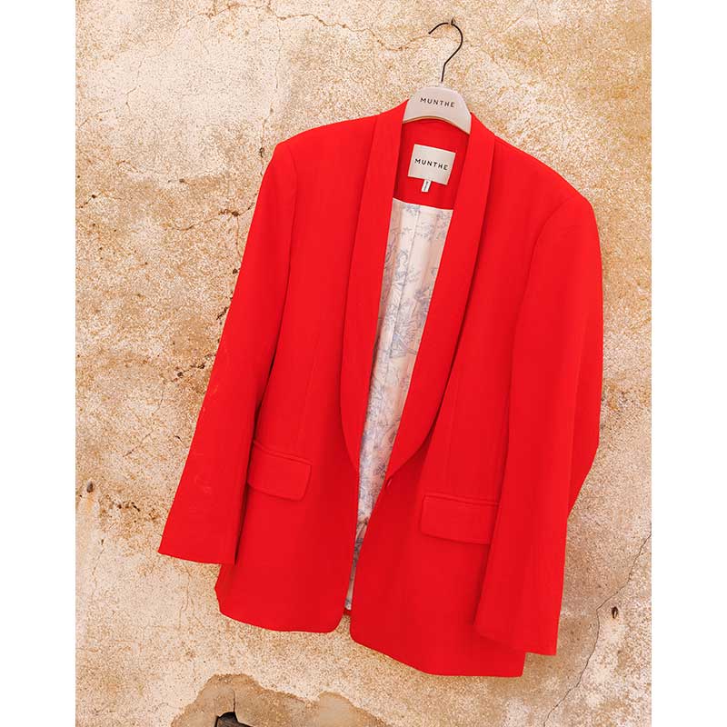 Munthe Kliomi Blazer Red - J BY J Fashion