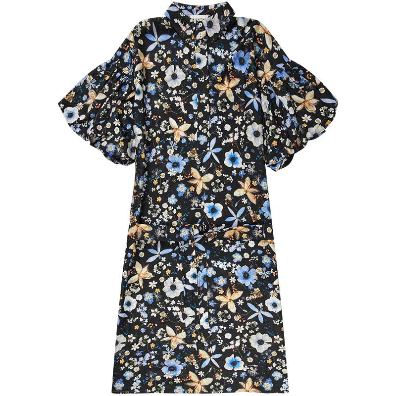 Munthe Palmetto Flower Dress Black - J BY J Fashion