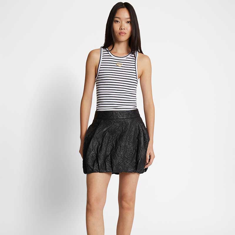 Munthe Tezza Striped Top Black - J BY J Fashion