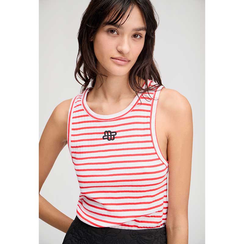 Munthe Tezza Striped Top Red - J BY J Fashion