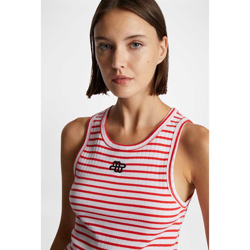 Munthe Tezza Striped Top Red - J BY J Fashion