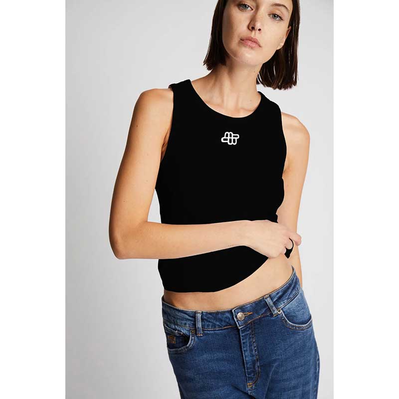 Munthe Tezza Top Black - J BY J Fashion