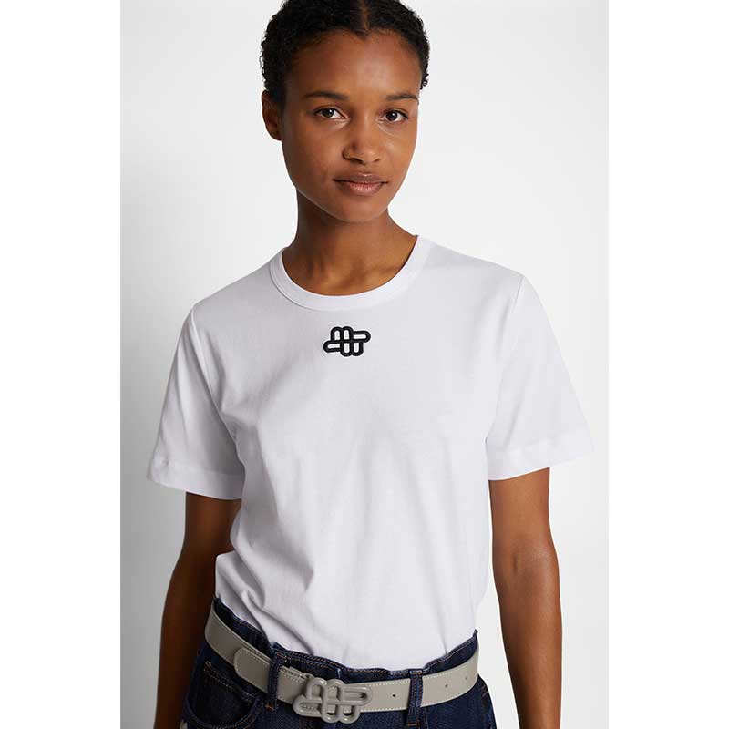 Munthe Tylie Logo T-Shirt White - J BY J Fashion