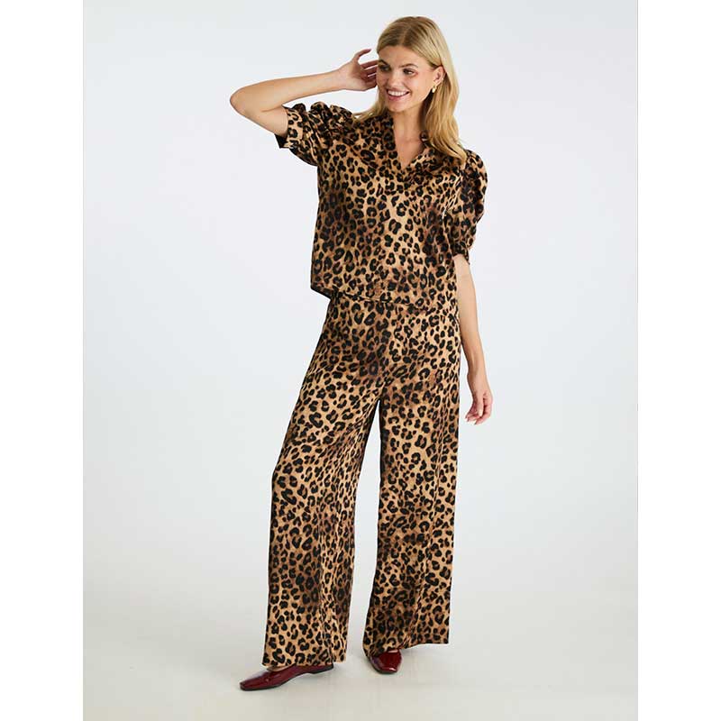 Neo Noir Avie Leo Pants Leopard - J BY J Fashion