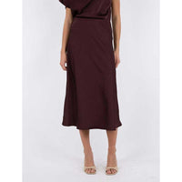 Neo Noir Bovary Skirt Burgundy - J BY J Fashion