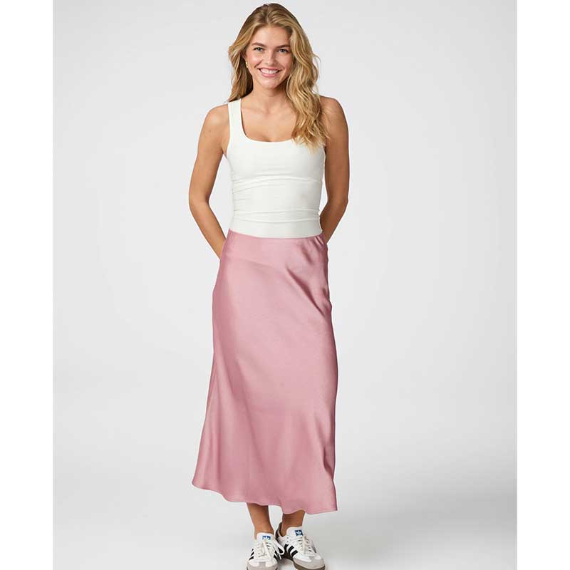 Neo Noir Bovary Skirt Evening Rose