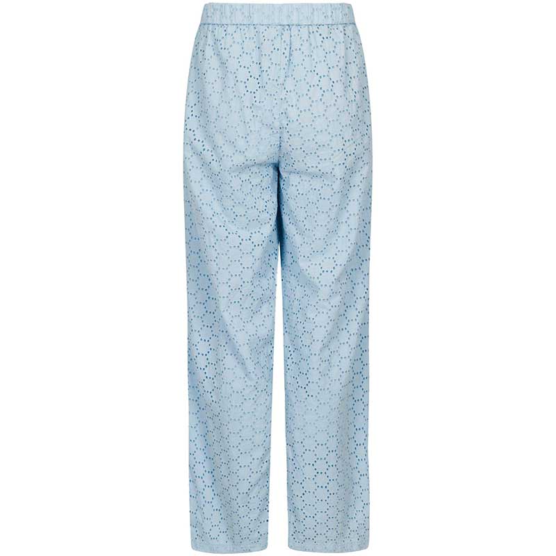 Neo Noir Claira Broiderie Pants Lyseblå - J BY J Fashion