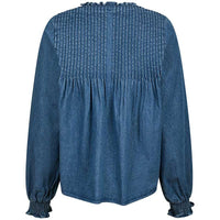 Neo Noir Ililo Denim Blouse Blue - J BY J Fashion