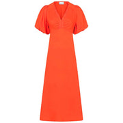 Neo Noir Illana Poplin Dress Coral - J BY J Fashion