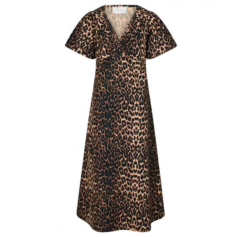 Neo Noir Illana Poplin Dress Leopard - J BY J Fashion