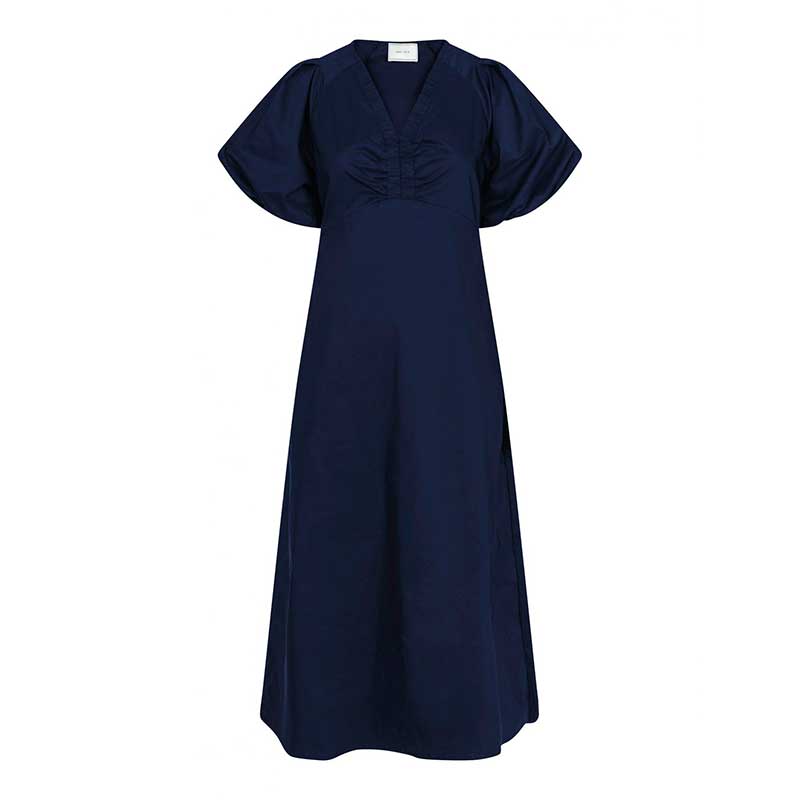 Neo Noir Illana Poplin Dress Navy - J BY J Fashion