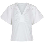 Neo Noir Irina Poplin Blouse White