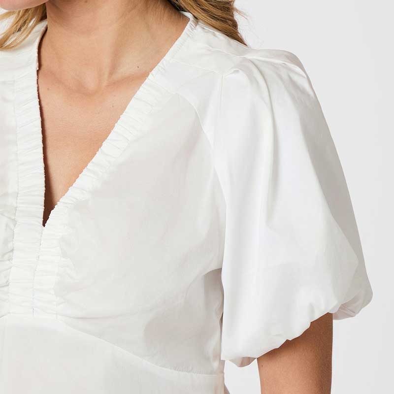 Neo Noir Irina Poplin Blouse White