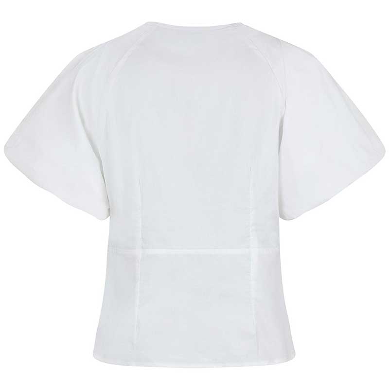 Neo Noir Irina Poplin Blouse White