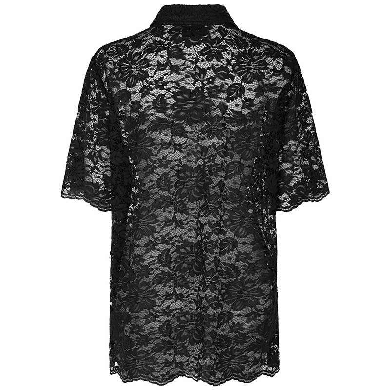 Neo Noir Lamari Lace Shirt Black - J BY J Fashion