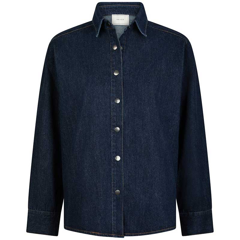 Neo Noir Lash Denim Shirt Dark Blue