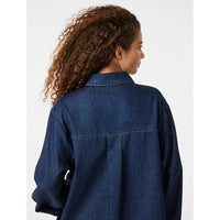 Neo Noir Lash Denim Shirt Dark Blue