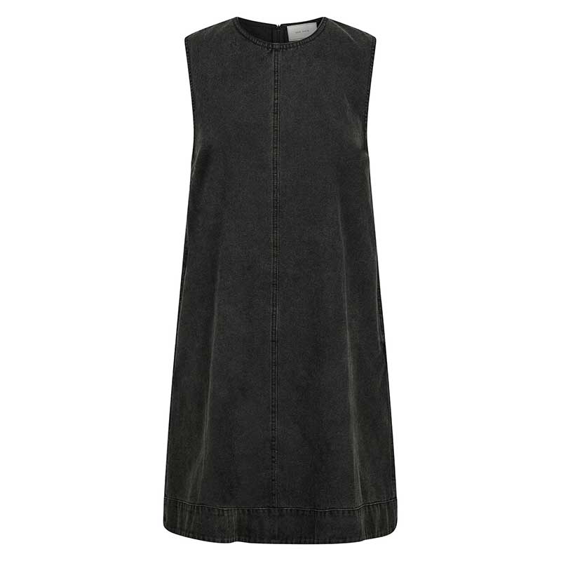 Neo Noir Livo Spencer Denim Dress Black