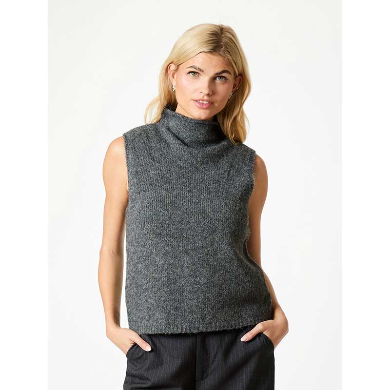 Neo Noir Odelia Knit Top Antracit