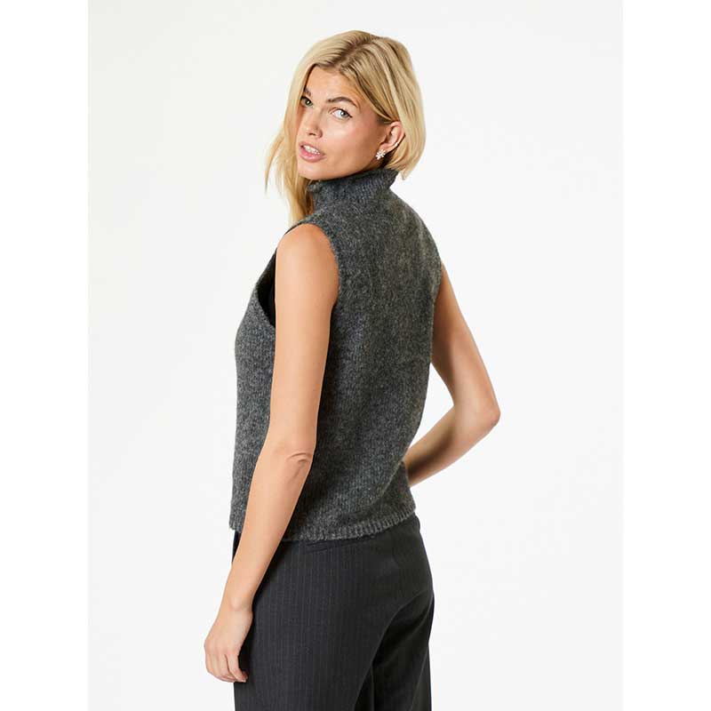 Neo Noir Odelia Knit Top Antracit