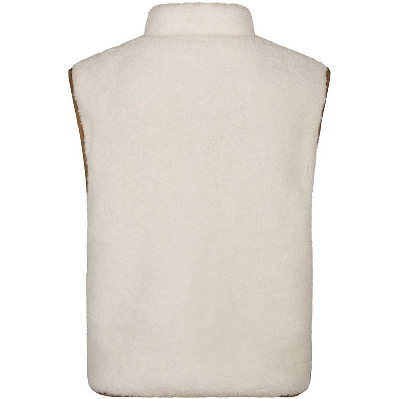 Neo Noir Scout Teddy Waistcoat Off White