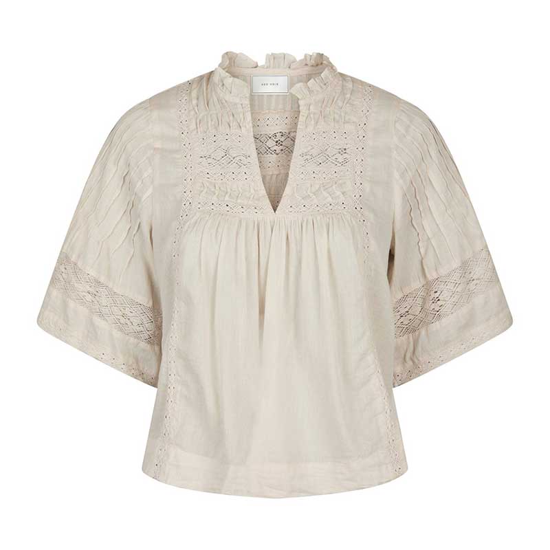 Neo Noir Siama S Voile Blouse Ivory