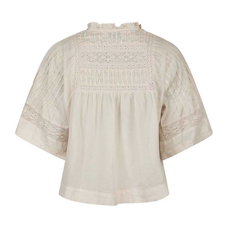 Neo Noir Siama S Voile Blouse Ivory