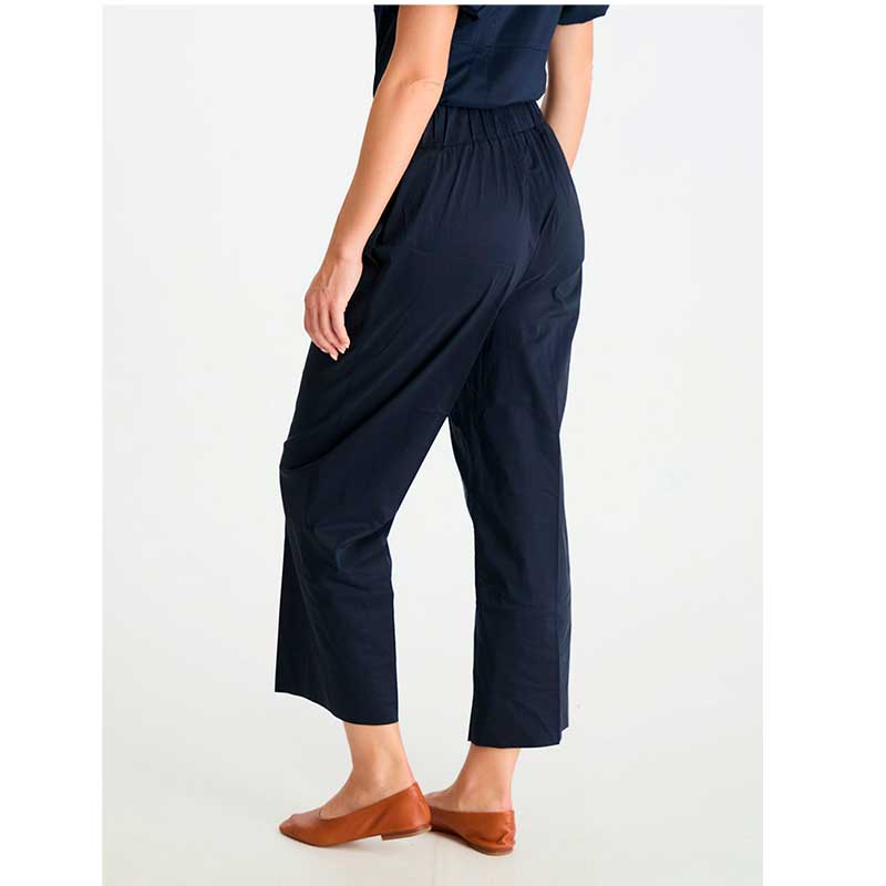 Neo Noir Yana Poplin Pants Navy - J BY J Fashion