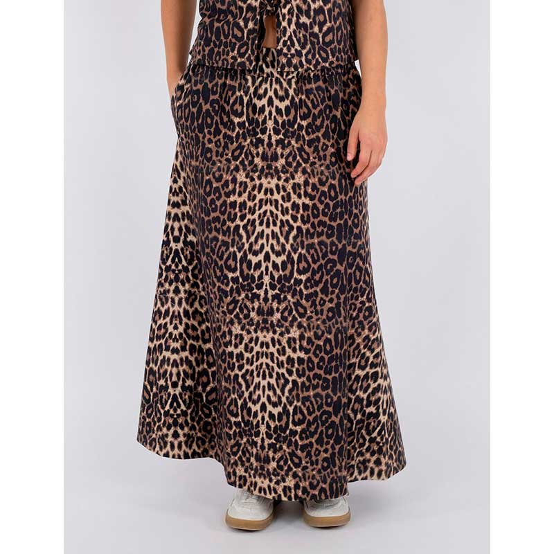 Neo Noir Yara Leo Long Skirt Leopard - J BY J Fashion