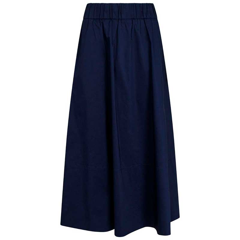 Neo Noir Yara Long Poplin Skirt Navy - J BY J Fashion