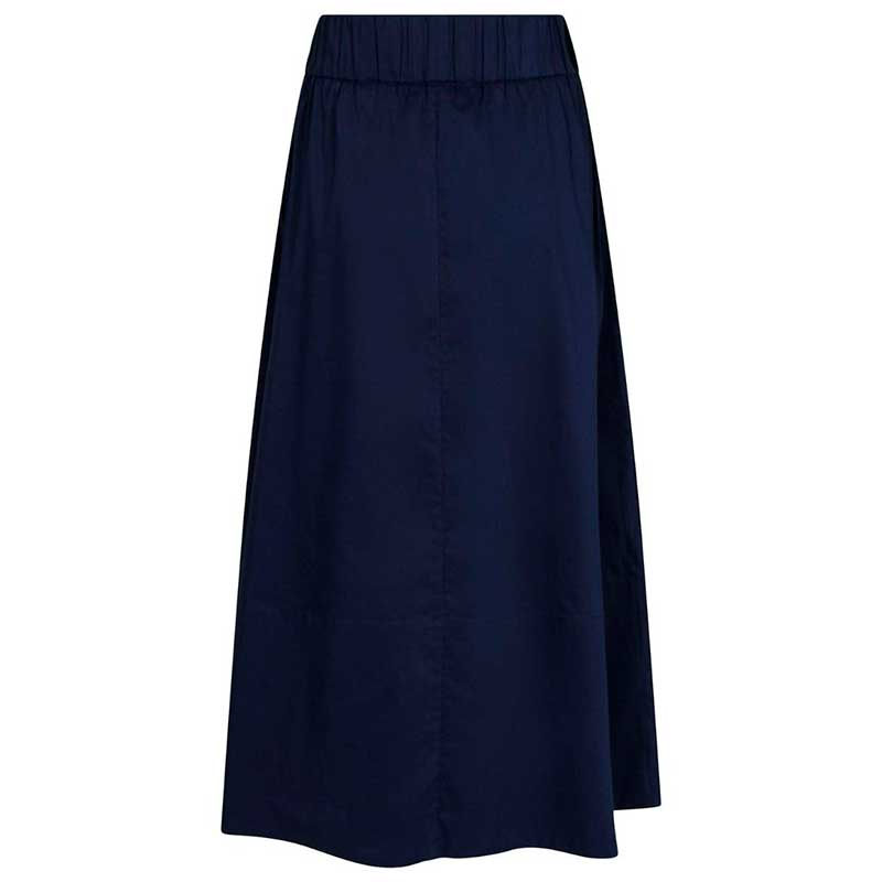 Neo Noir Yara Long Poplin Skirt Navy - J BY J Fashion